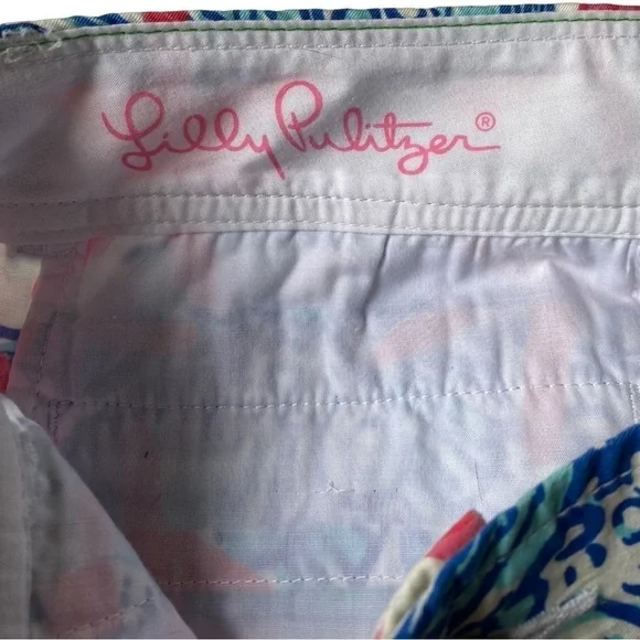 Lilly Pulitzer She Sells Sea Shells Callahan Shorts | Size:2 - Picture 12 of 14